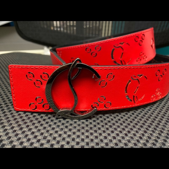 Christian Louboutin Other - Christian Louboutin logo buckle reversible belt